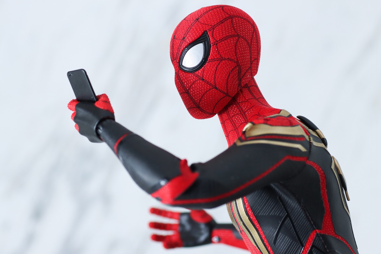 ホットトイズ ムービー・マスターピース　スパイダーマン インテグレーテッド・スーツ　DX　デラックス　レビュー　アクション