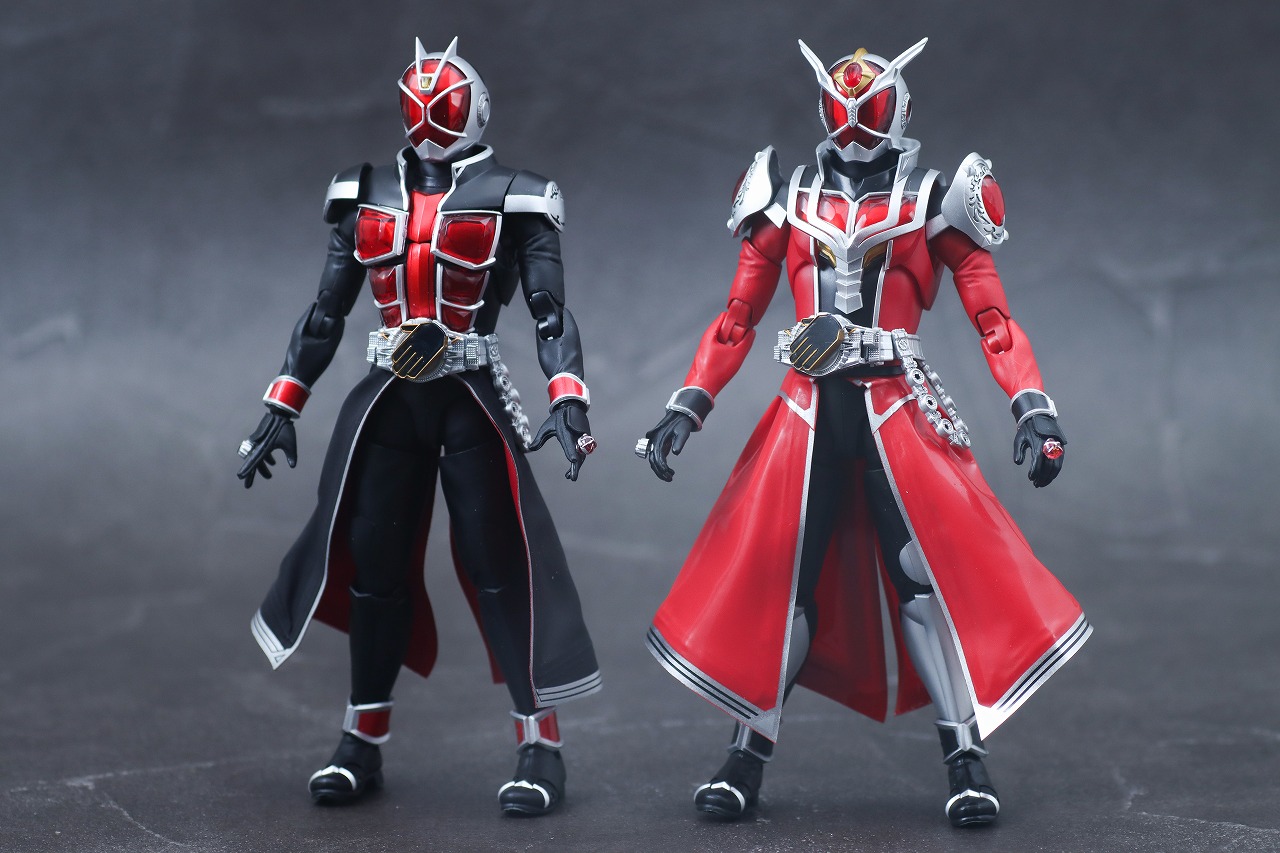 S.H.フィギュアーツ　仮面ライダーウィザード フレイムドラゴン／オールドラゴン　真骨彫製法　レビュー　本体　フレイムスタイル　S.H.フィギュアーツ 仮面ライダーウィザード フレイムスタイル