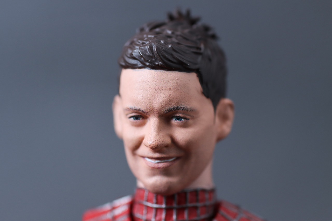 S.H.フィギュアーツ　フレンドリー・ネイバーフッド・スパイダーマン　トビー・マグワイア　サム・ライミ　トリロジー　ノー・ウェイ・ホーム　レビュー　付属品　ピーター・パーカー笑顔ヘッド