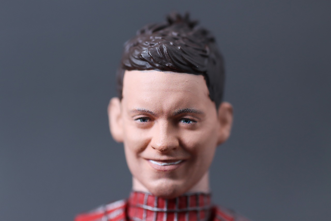 S.H.フィギュアーツ　フレンドリー・ネイバーフッド・スパイダーマン　トビー・マグワイア　サム・ライミ　トリロジー　ノー・ウェイ・ホーム　レビュー　付属品　ピーター・パーカー笑顔ヘッド