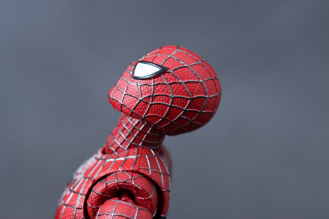 S.H.フィギュアーツ　フレンドリー・ネイバーフッド・スパイダーマン　トビー・マグワイア　サム・ライミ　トリロジー　ノー・ウェイ・ホーム　レビュー　可動範囲