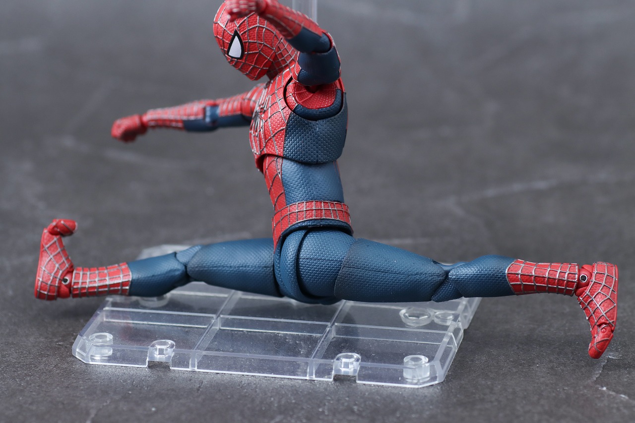 S.H.フィギュアーツ　フレンドリー・ネイバーフッド・スパイダーマン　トビー・マグワイア　サム・ライミ　トリロジー　ノー・ウェイ・ホーム　レビュー　可動範囲