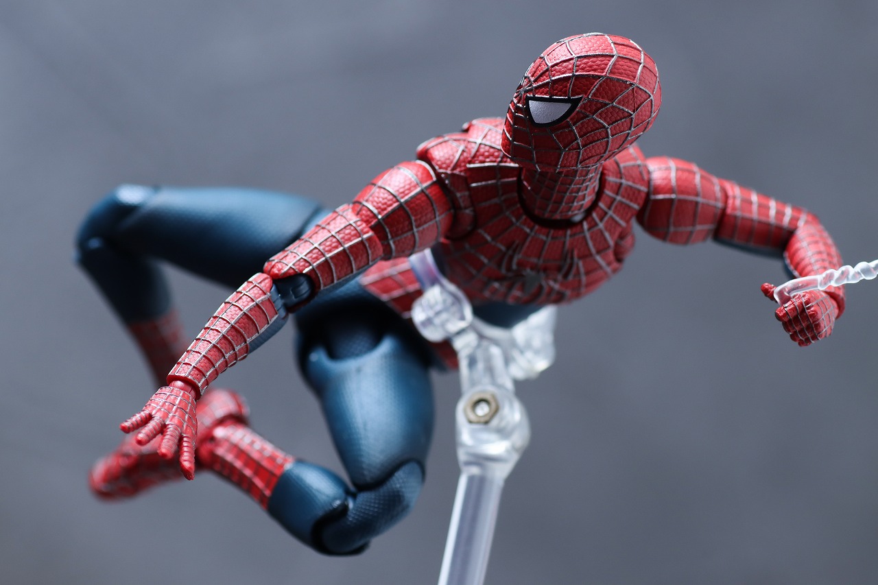 S.H.フィギュアーツ　フレンドリー・ネイバーフッド・スパイダーマン　トビー・マグワイア　サム・ライミ　トリロジー　ノー・ウェイ・ホーム　レビュー　アクション