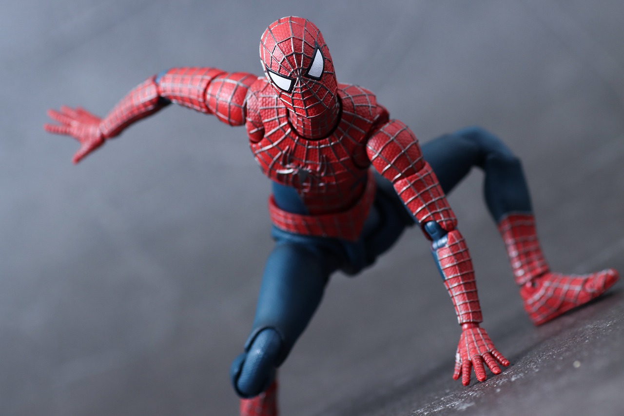 S.H.フィギュアーツ　フレンドリー・ネイバーフッド・スパイダーマン　トビー・マグワイア　サム・ライミ　トリロジー　ノー・ウェイ・ホーム　レビュー　アクション