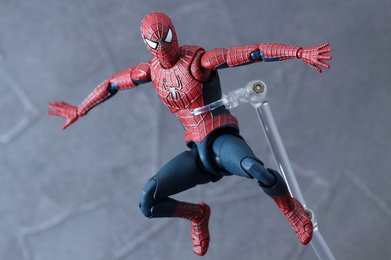 S.H.フィギュアーツ　フレンドリー・ネイバーフッド・スパイダーマン　トビー・マグワイア　サム・ライミ　トリロジー　ノー・ウェイ・ホーム　レビュー　アクション