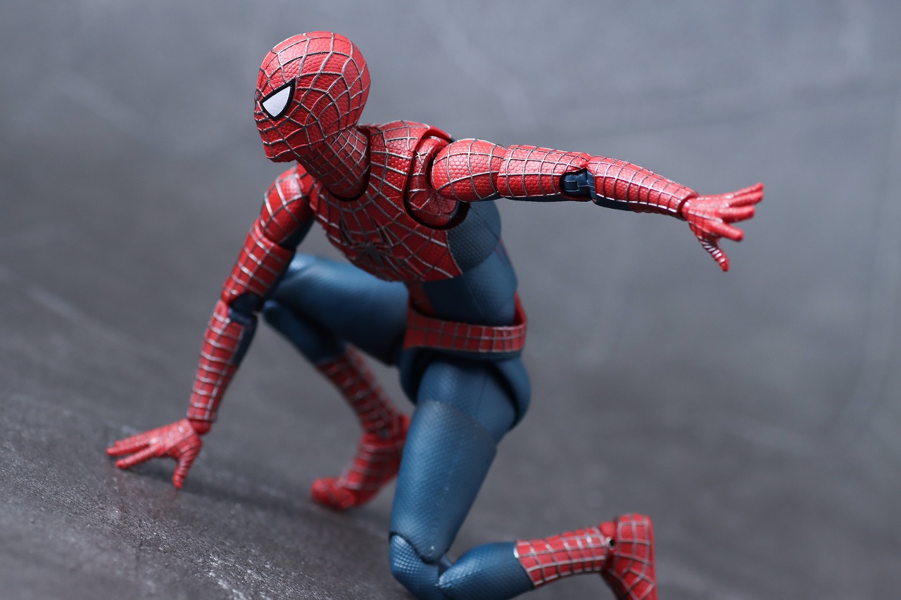 S.H.フィギュアーツ　フレンドリー・ネイバーフッド・スパイダーマン　トビー・マグワイア　サム・ライミ　トリロジー　ノー・ウェイ・ホーム　レビュー　アクション