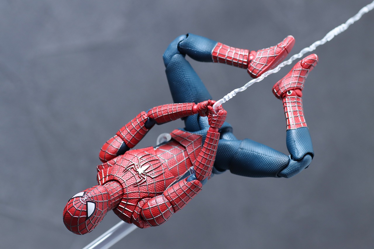 S.H.フィギュアーツ　フレンドリー・ネイバーフッド・スパイダーマン　トビー・マグワイア　サム・ライミ　トリロジー　ノー・ウェイ・ホーム　レビュー　アクション