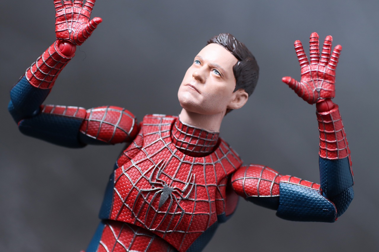 S.H.フィギュアーツ　フレンドリー・ネイバーフッド・スパイダーマン　トビー・マグワイア　サム・ライミ　トリロジー　ノー・ウェイ・ホーム　レビュー　アクション