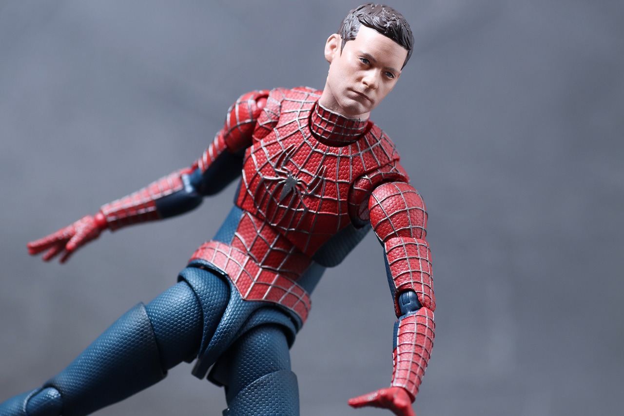 S.H.フィギュアーツ　フレンドリー・ネイバーフッド・スパイダーマン　トビー・マグワイア　サム・ライミ　トリロジー　ノー・ウェイ・ホーム　レビュー　アクション