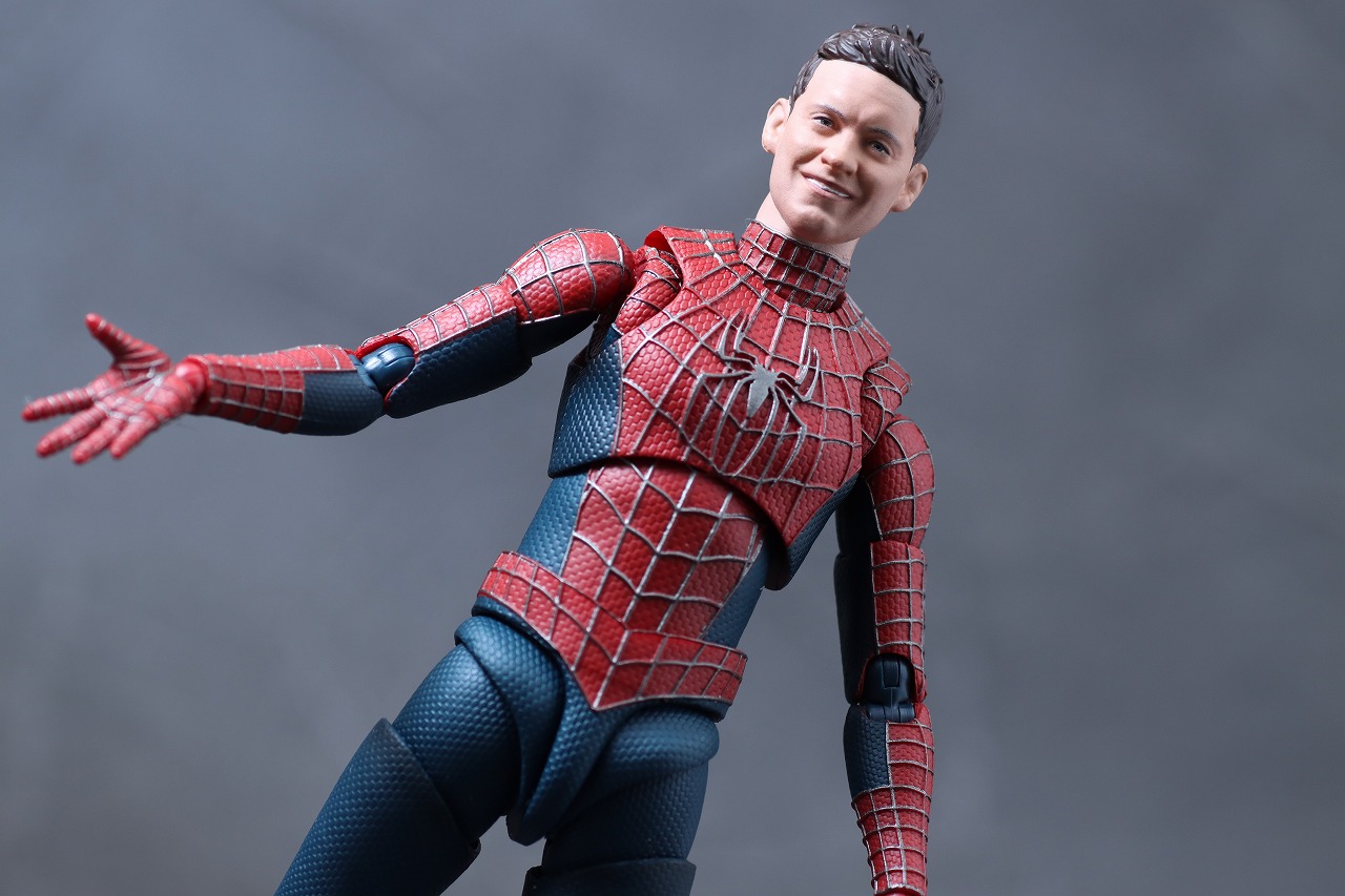 S.H.フィギュアーツ　フレンドリー・ネイバーフッド・スパイダーマン　トビー・マグワイア　サム・ライミ　トリロジー　ノー・ウェイ・ホーム　レビュー　アクション