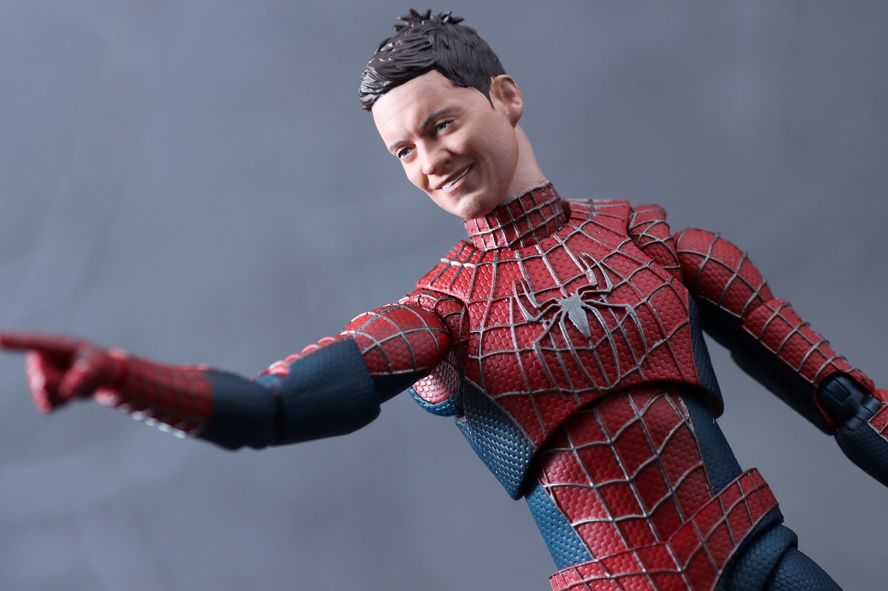 S.H.フィギュアーツ　フレンドリー・ネイバーフッド・スパイダーマン　トビー・マグワイア　サム・ライミ　トリロジー　ノー・ウェイ・ホーム　レビュー　アクション