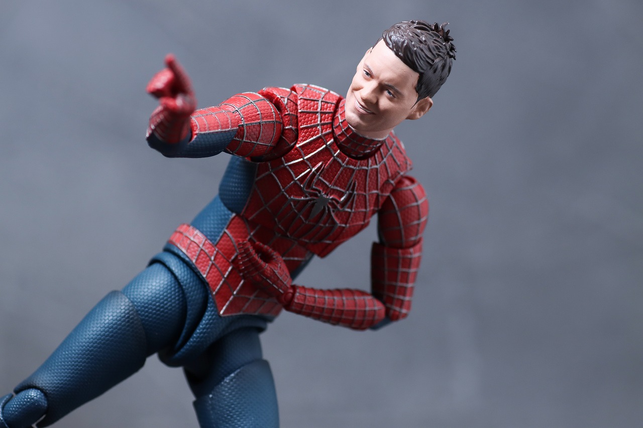 S.H.フィギュアーツ　フレンドリー・ネイバーフッド・スパイダーマン　トビー・マグワイア　サム・ライミ　トリロジー　ノー・ウェイ・ホーム　レビュー　アクション