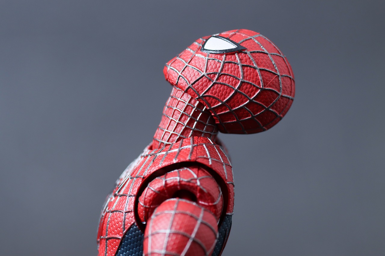 S.H.フィギュアーツ　フレンドリー・ネイバーフッド・スパイダーマン　トビー・マグワイア　サム・ライミ　トリロジー　ノー・ウェイ・ホーム　レビュー　可動範囲