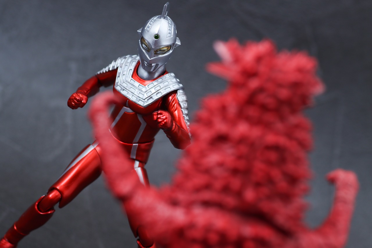 S.H.フィギュアーツ　ウルトラセブン 55th Anniversary Ver.　レビュー　アクション　パンドン