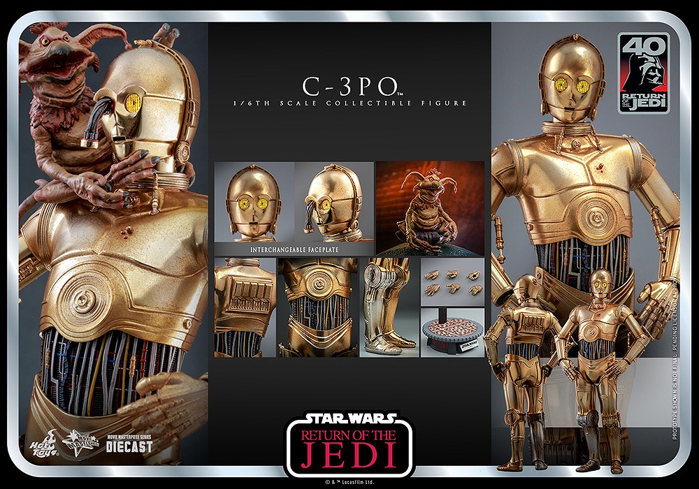 ホットトイズ　ムービー・マスターピース　C-3PO（『スター・ウォーズ エピソード6／ジェダイの帰還』）