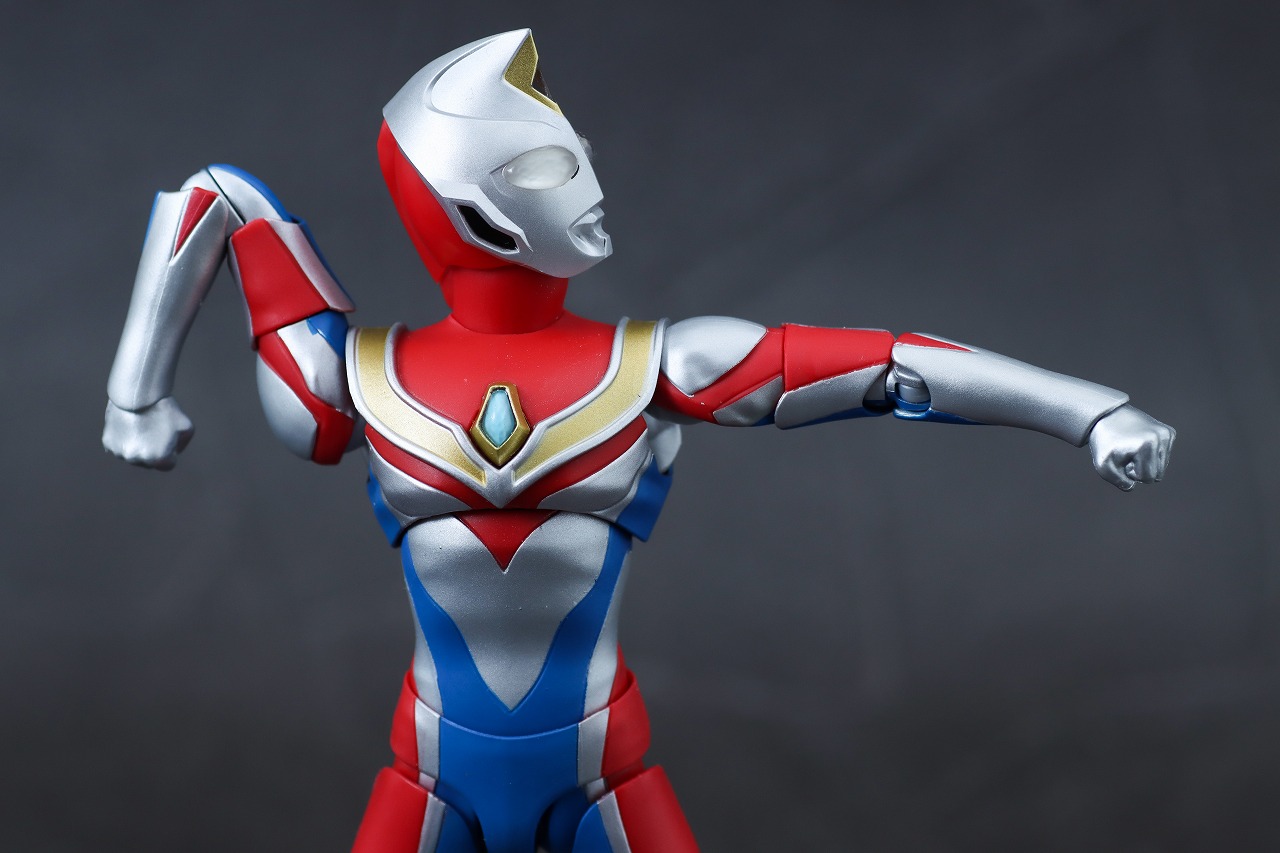 S.H.フィギュアーツ　ウルトラマンダイナ フラッシュタイプ　真骨彫製法　レビュー　可動範囲