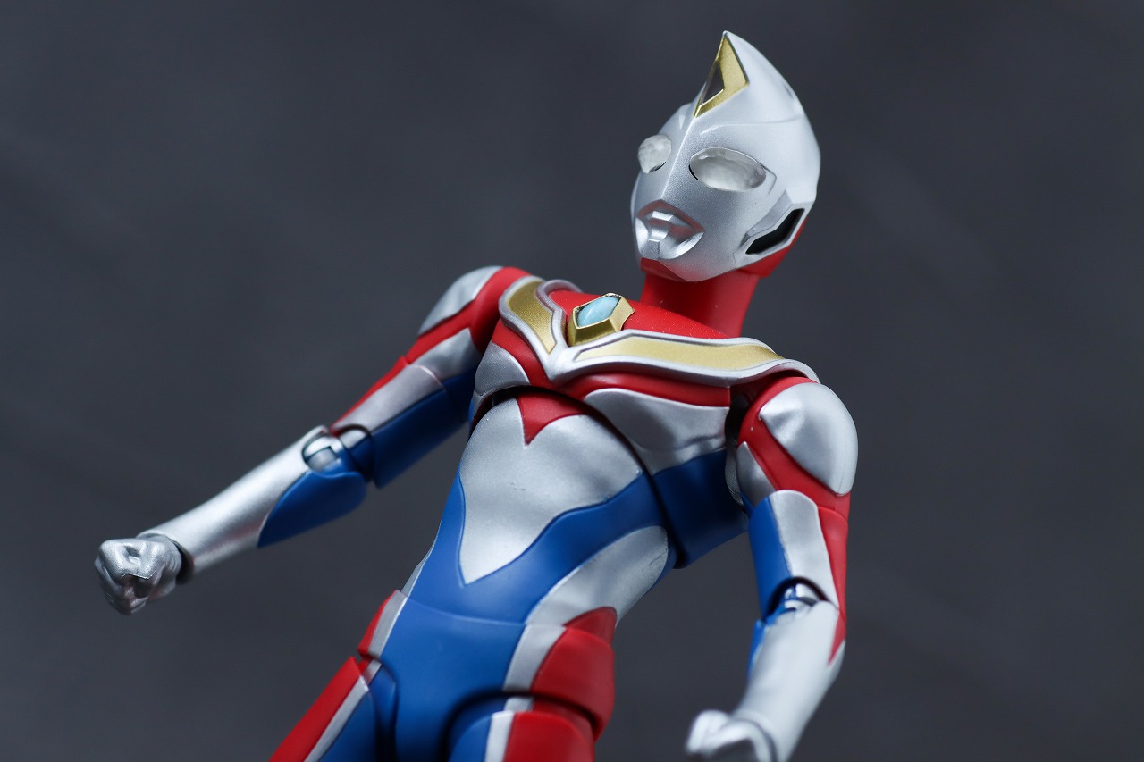 S.H.フィギュアーツ　ウルトラマンダイナ フラッシュタイプ　真骨彫製法　レビュー　アクション