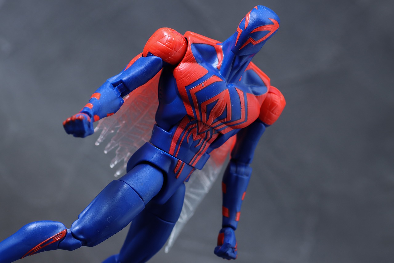 マーベルレジェンド　スパイダーマン2099　アクロス・ザ・スパイダーバース　レビュー　アクション