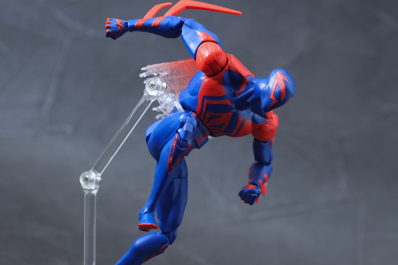 マーベルレジェンド　スパイダーマン2099　アクロス・ザ・スパイダーバース　レビュー　アクション