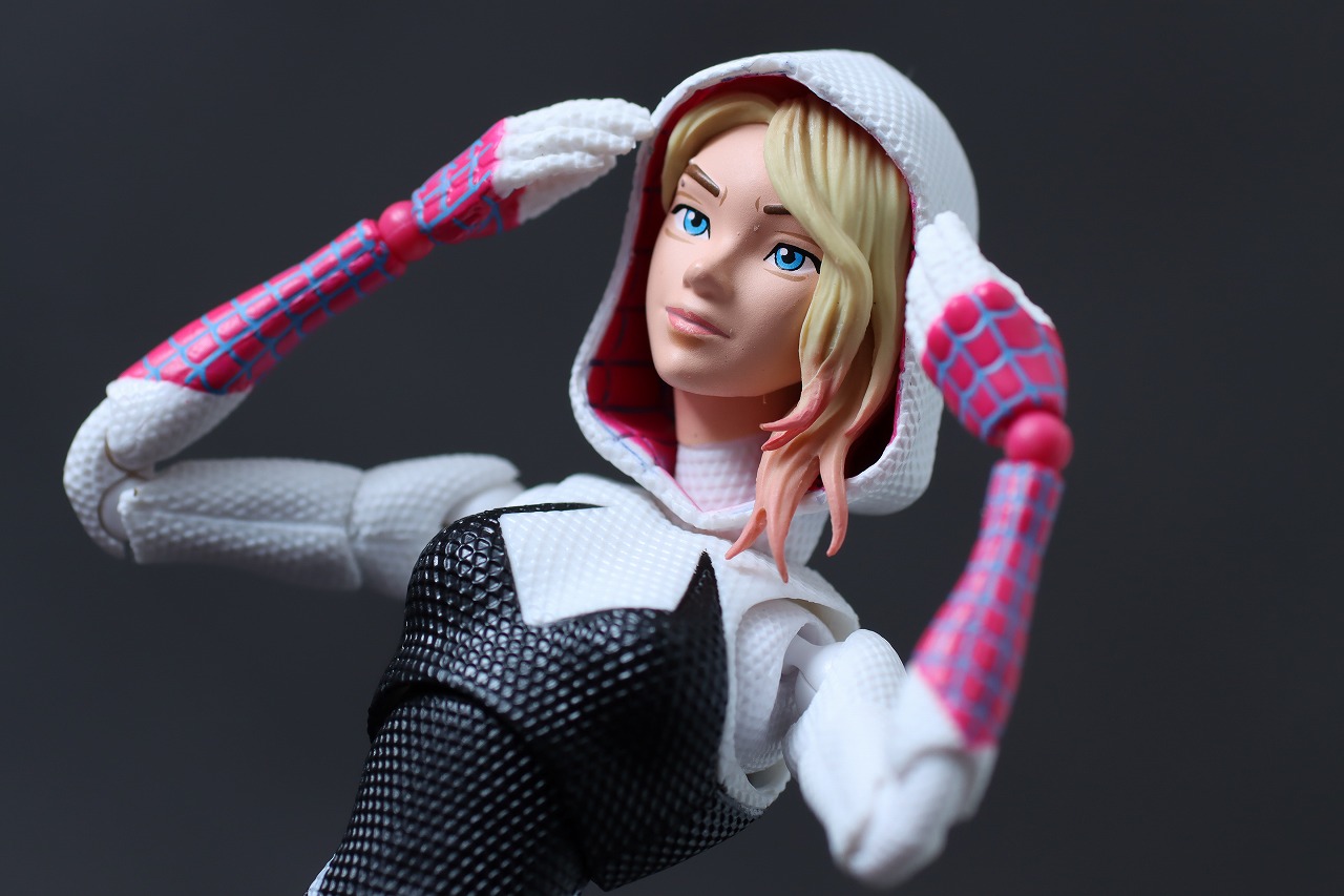 S.H.フィギュアーツ　スパイダーグウェン（スパイダーマン：アクロス・ザ・スパイダーバース）　レビュー　アクション