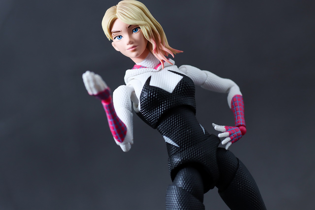 S.H.フィギュアーツ　スパイダーグウェン（スパイダーマン：アクロス・ザ・スパイダーバース）　レビュー　アクション