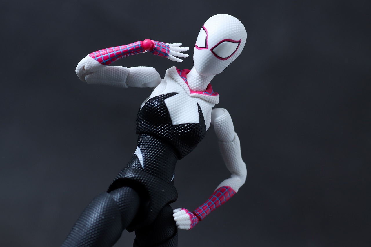 S.H.フィギュアーツ　スパイダーグウェン（スパイダーマン：アクロス・ザ・スパイダーバース）　レビュー　アクション