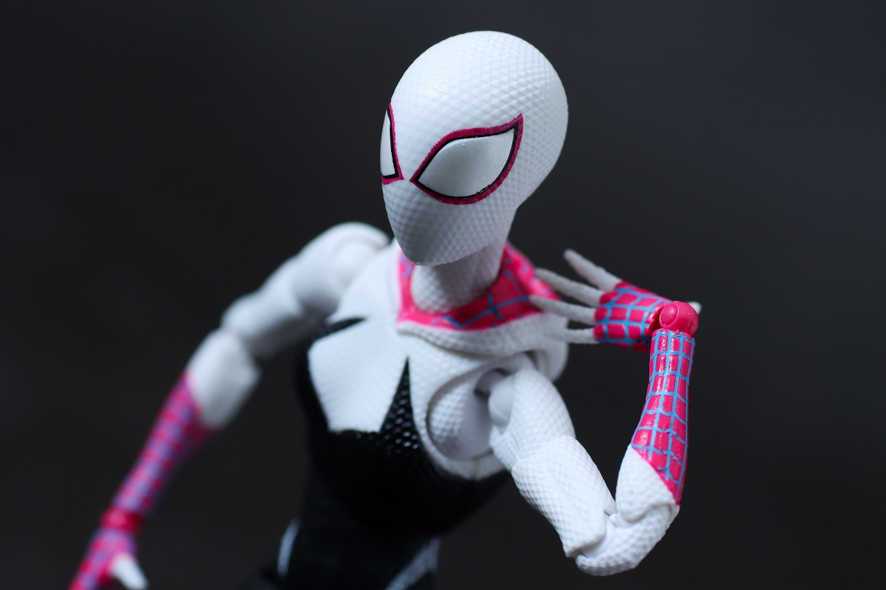 S.H.フィギュアーツ　スパイダーグウェン（スパイダーマン：アクロス・ザ・スパイダーバース）　レビュー　アクション