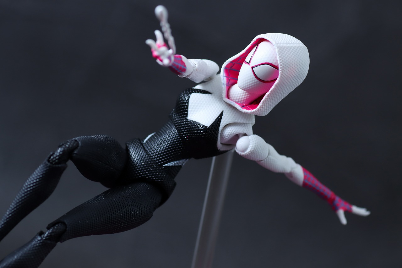 S.H.フィギュアーツ　スパイダーグウェン（スパイダーマン：アクロス・ザ・スパイダーバース）　レビュー　アクション