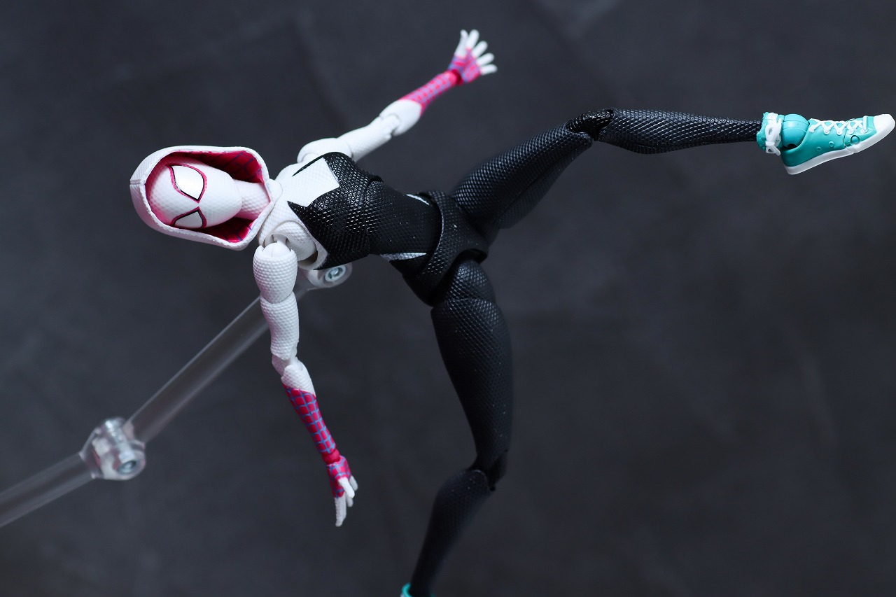 S.H.フィギュアーツ　スパイダーグウェン（スパイダーマン：アクロス・ザ・スパイダーバース）　レビュー　アクション