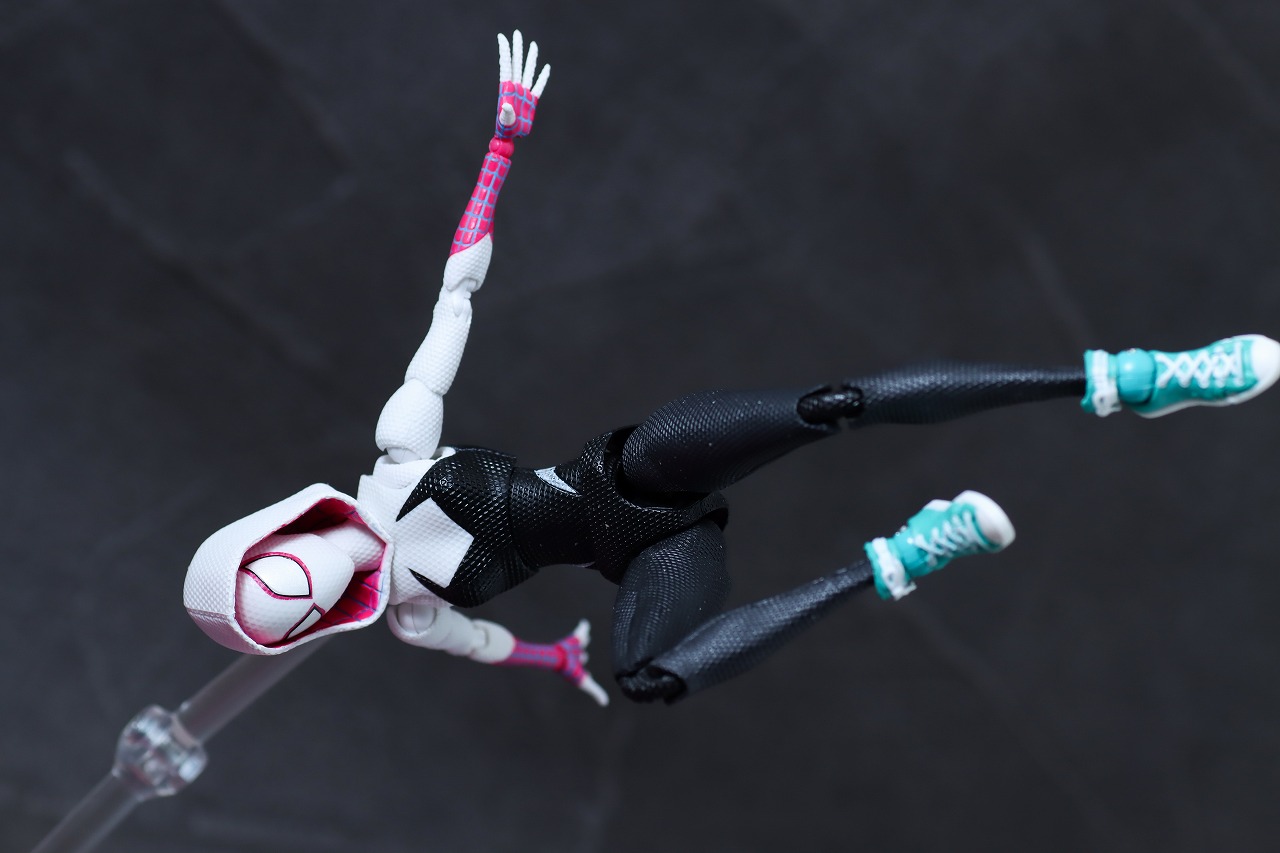 S.H.フィギュアーツ　スパイダーグウェン（スパイダーマン：アクロス・ザ・スパイダーバース）　レビュー　アクション