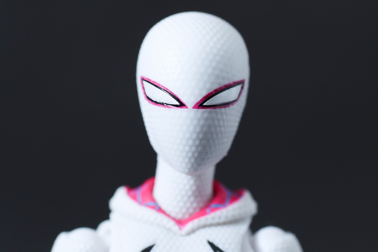 S.H.フィギュアーツ　スパイダーグウェン（スパイダーマン：アクロス・ザ・スパイダーバース）　レビュー　付属品　差し替えヘッド