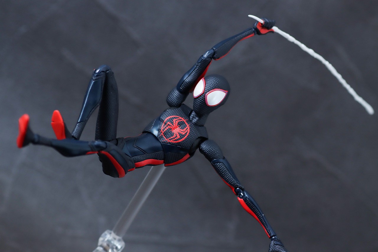 S.H.フィギュアーツ　マイルス・モラレス　スパイダーマン：アクロス・ザ・スパイダーバース　レビュー　アクション