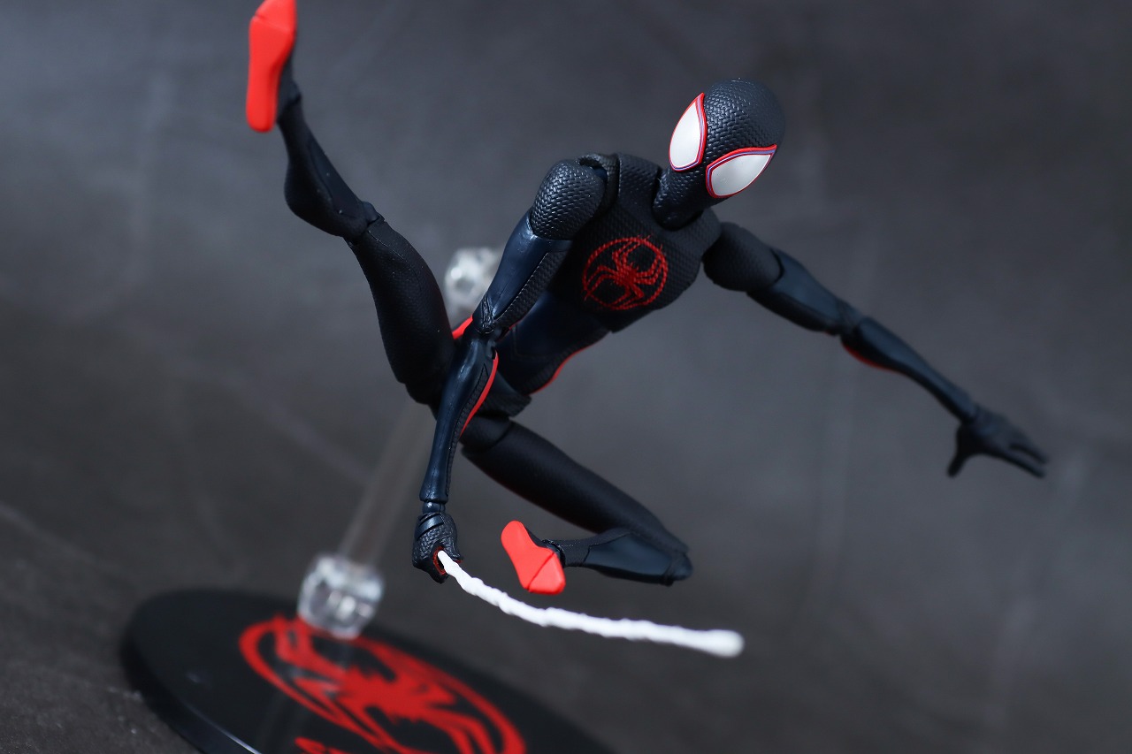 S.H.フィギュアーツ　マイルス・モラレス　スパイダーマン：アクロス・ザ・スパイダーバース　レビュー　アクション