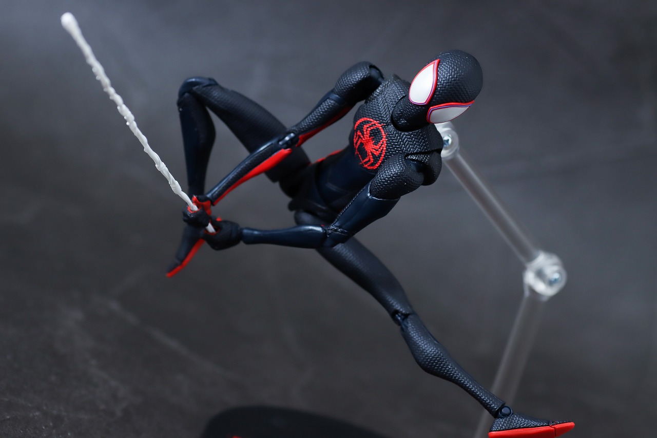 S.H.フィギュアーツ　マイルス・モラレス　スパイダーマン：アクロス・ザ・スパイダーバース　レビュー　アクション