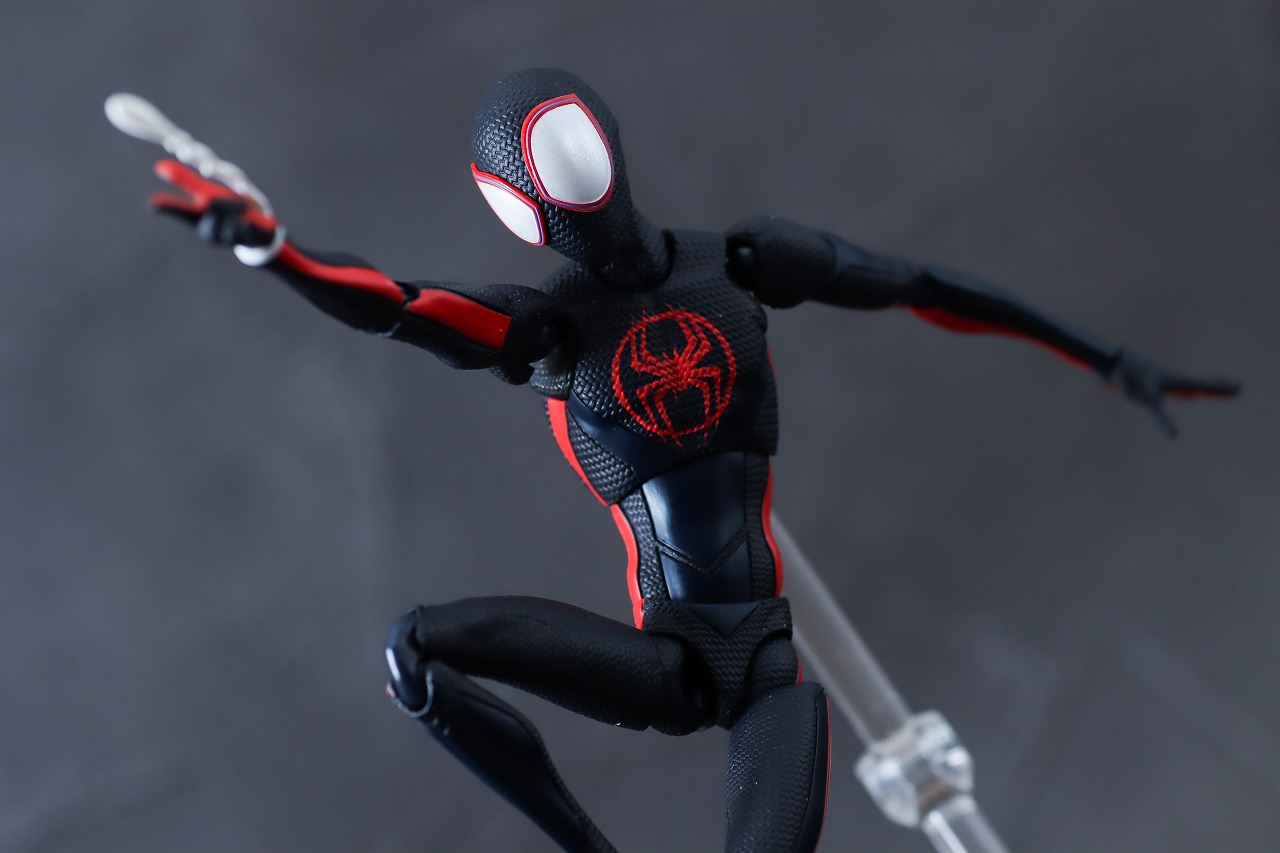 S.H.フィギュアーツ　マイルス・モラレス　スパイダーマン：アクロス・ザ・スパイダーバース　レビュー　アクション