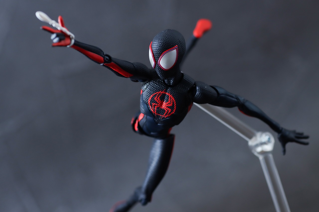 S.H.フィギュアーツ　マイルス・モラレス　スパイダーマン：アクロス・ザ・スパイダーバース　レビュー　アクション