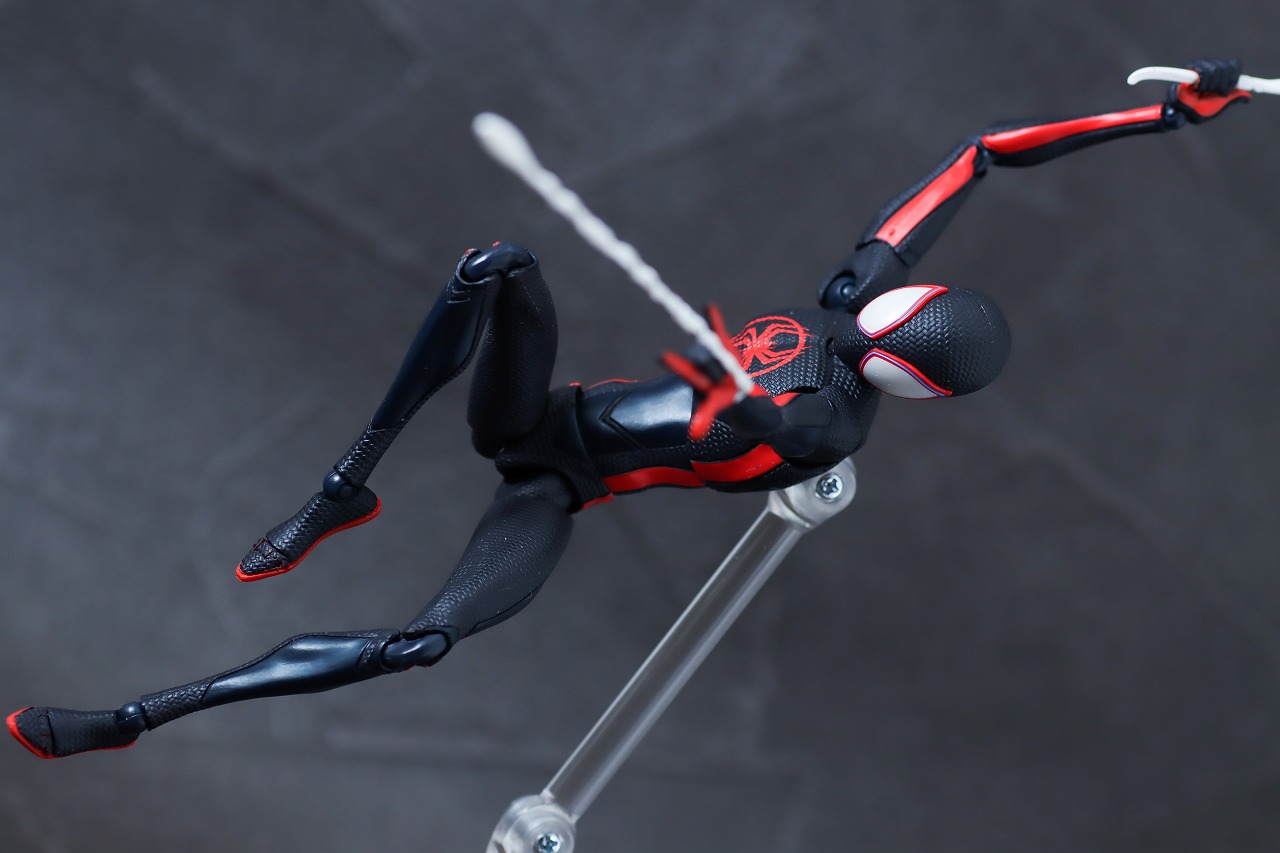 S.H.フィギュアーツ　マイルス・モラレス　スパイダーマン：アクロス・ザ・スパイダーバース　レビュー　アクション