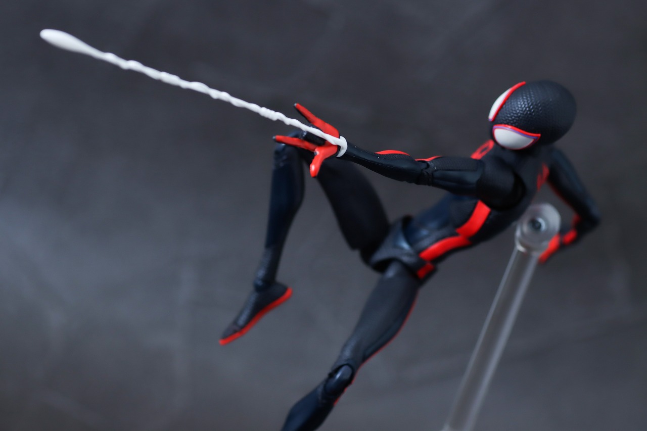 S.H.フィギュアーツ　マイルス・モラレス　スパイダーマン：アクロス・ザ・スパイダーバース　レビュー　アクション