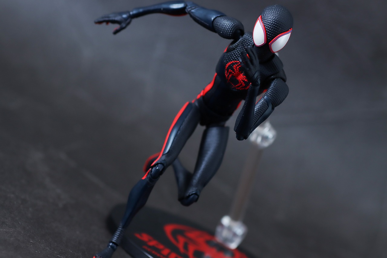 S.H.フィギュアーツ　マイルス・モラレス　スパイダーマン：アクロス・ザ・スパイダーバース　レビュー　アクション