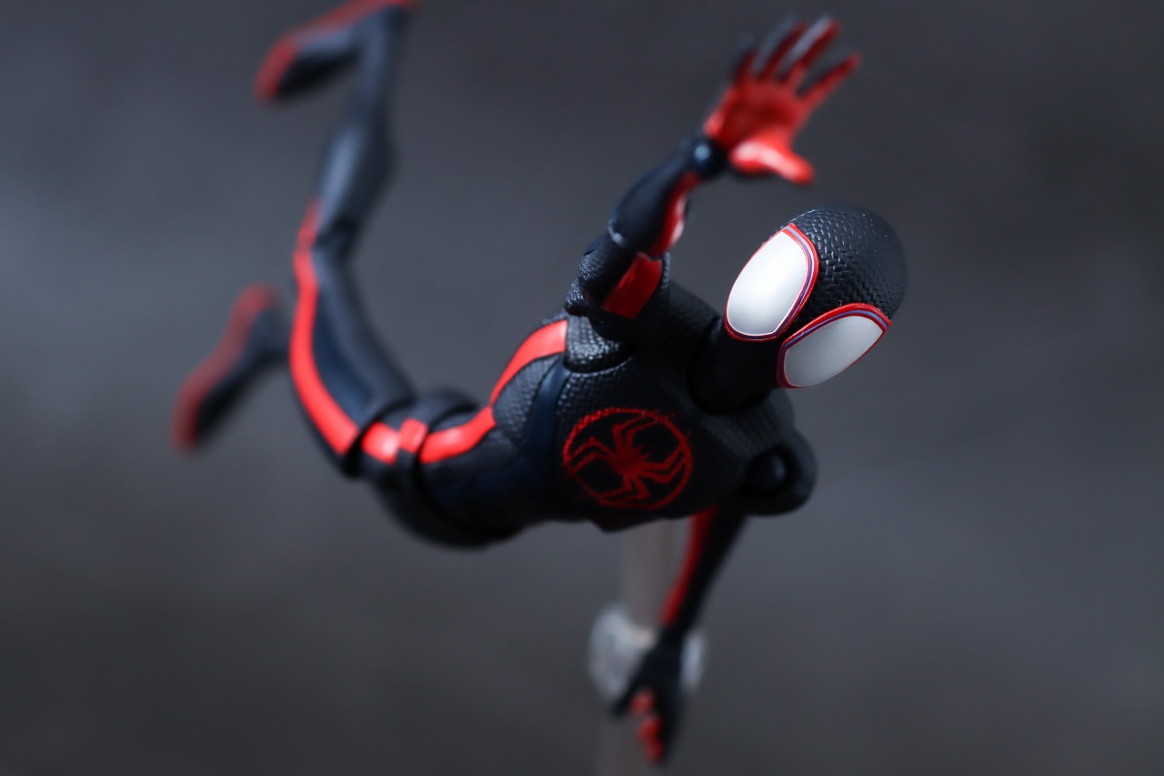 S.H.フィギュアーツ　マイルス・モラレス　スパイダーマン：アクロス・ザ・スパイダーバース　レビュー　アクション