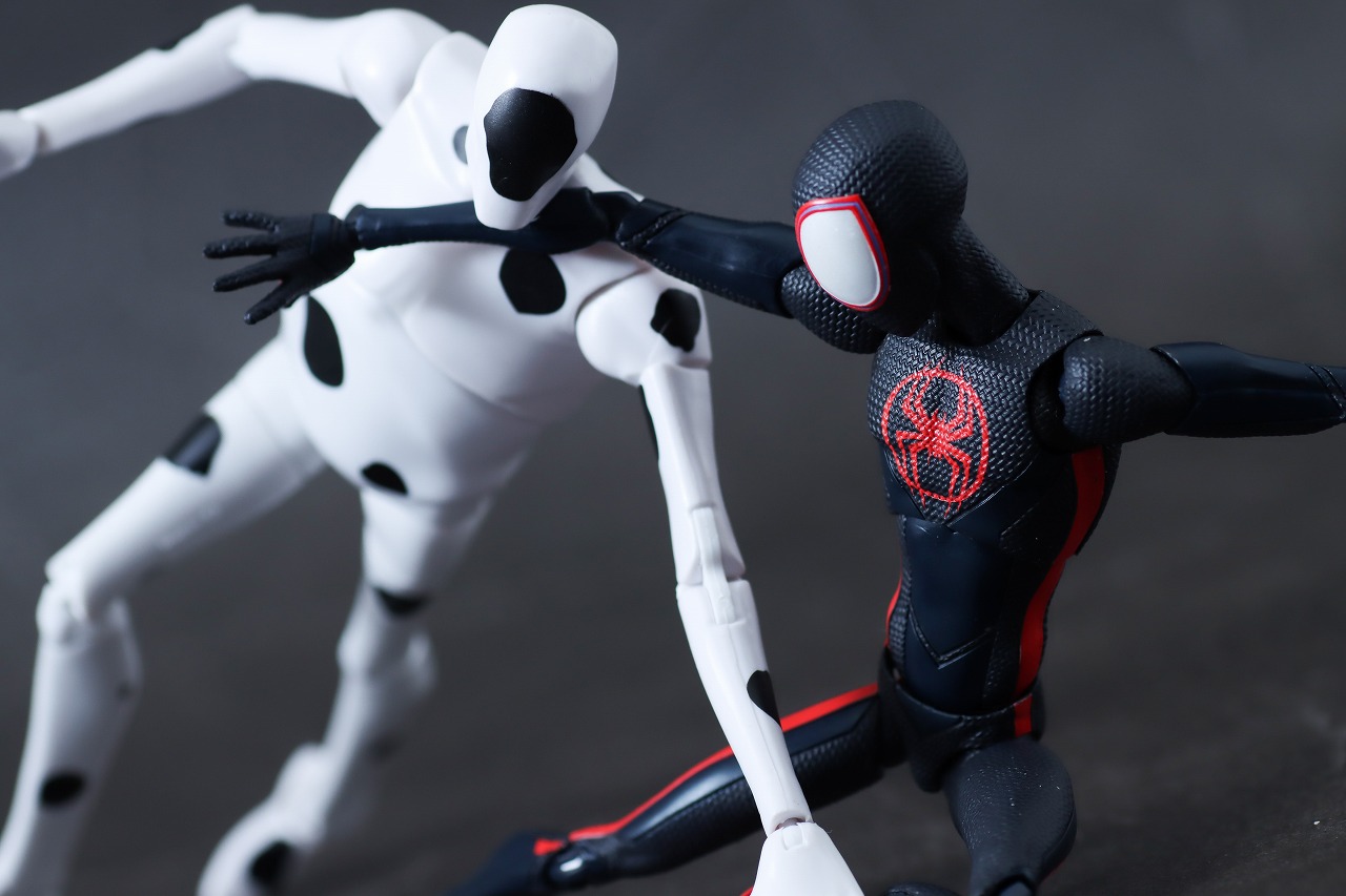 S.H.フィギュアーツ　マイルス・モラレス　スパイダーマン：アクロス・ザ・スパイダーバース　レビュー　アクション　マーベルレジェンド　ザ・スポット