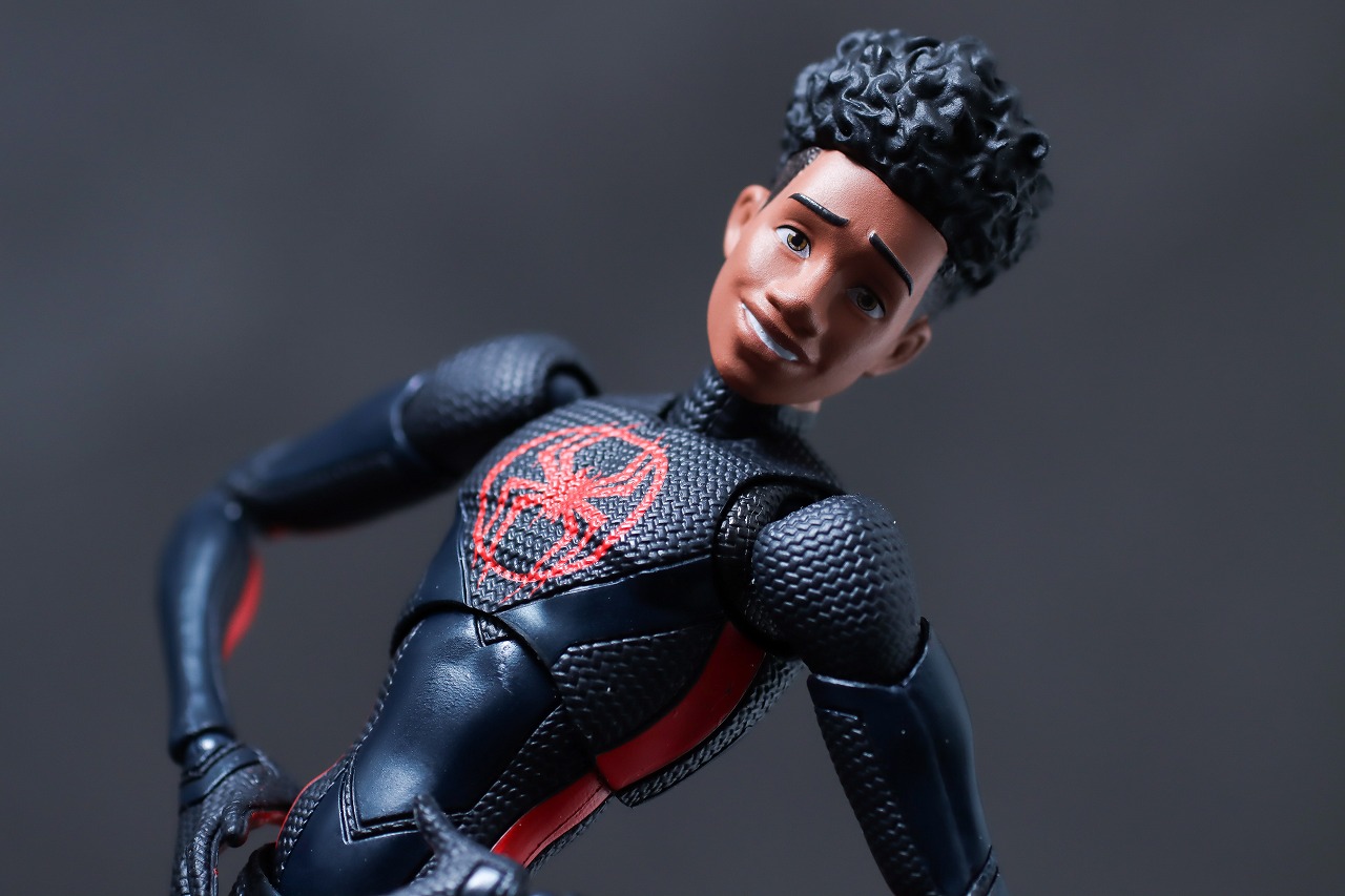 S.H.フィギュアーツ　マイルス・モラレス　スパイダーマン：アクロス・ザ・スパイダーバース　レビュー　アクション