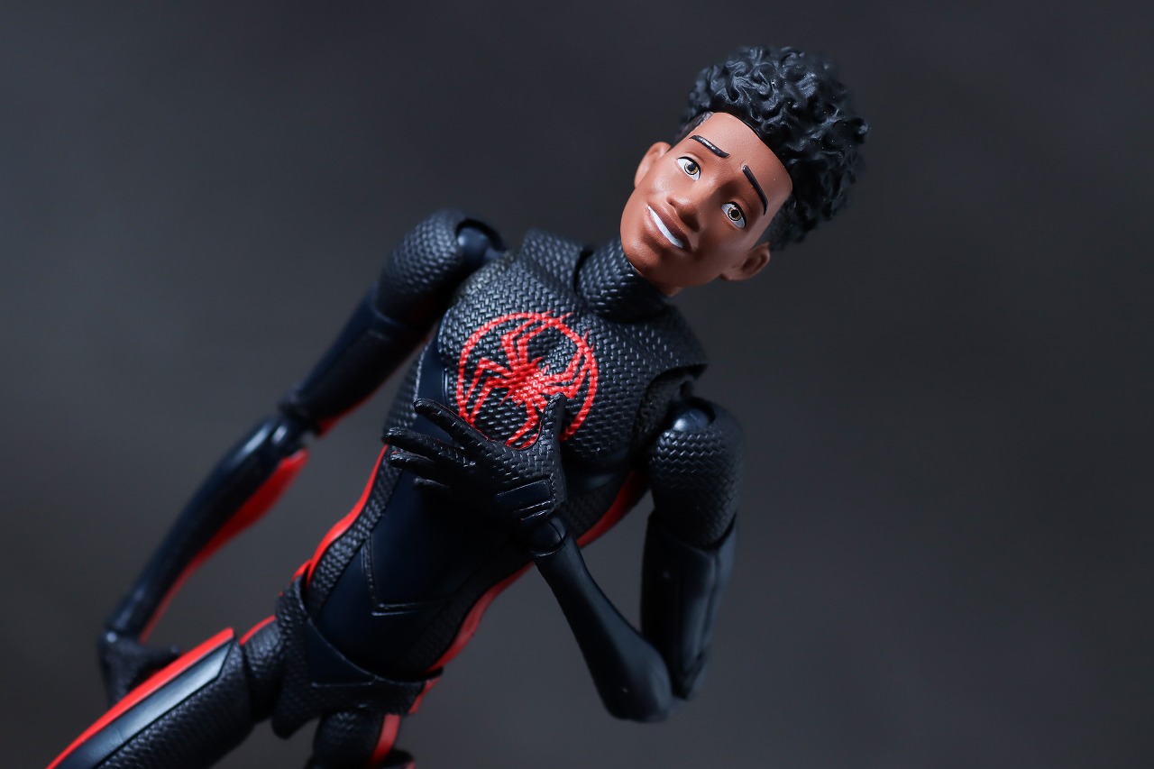 S.H.フィギュアーツ　マイルス・モラレス　スパイダーマン：アクロス・ザ・スパイダーバース　レビュー　アクション