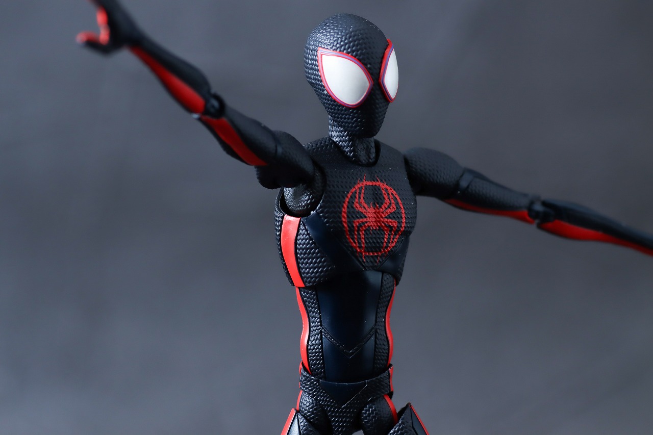 S.H.フィギュアーツ　マイルス・モラレス　スパイダーマン：アクロス・ザ・スパイダーバース　レビュー　可動範囲