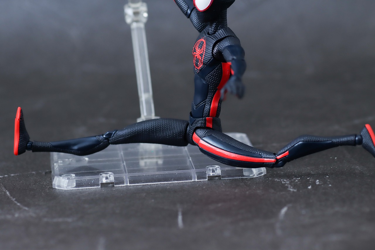 S.H.フィギュアーツ　マイルス・モラレス　スパイダーマン：アクロス・ザ・スパイダーバース　レビュー　可動範囲