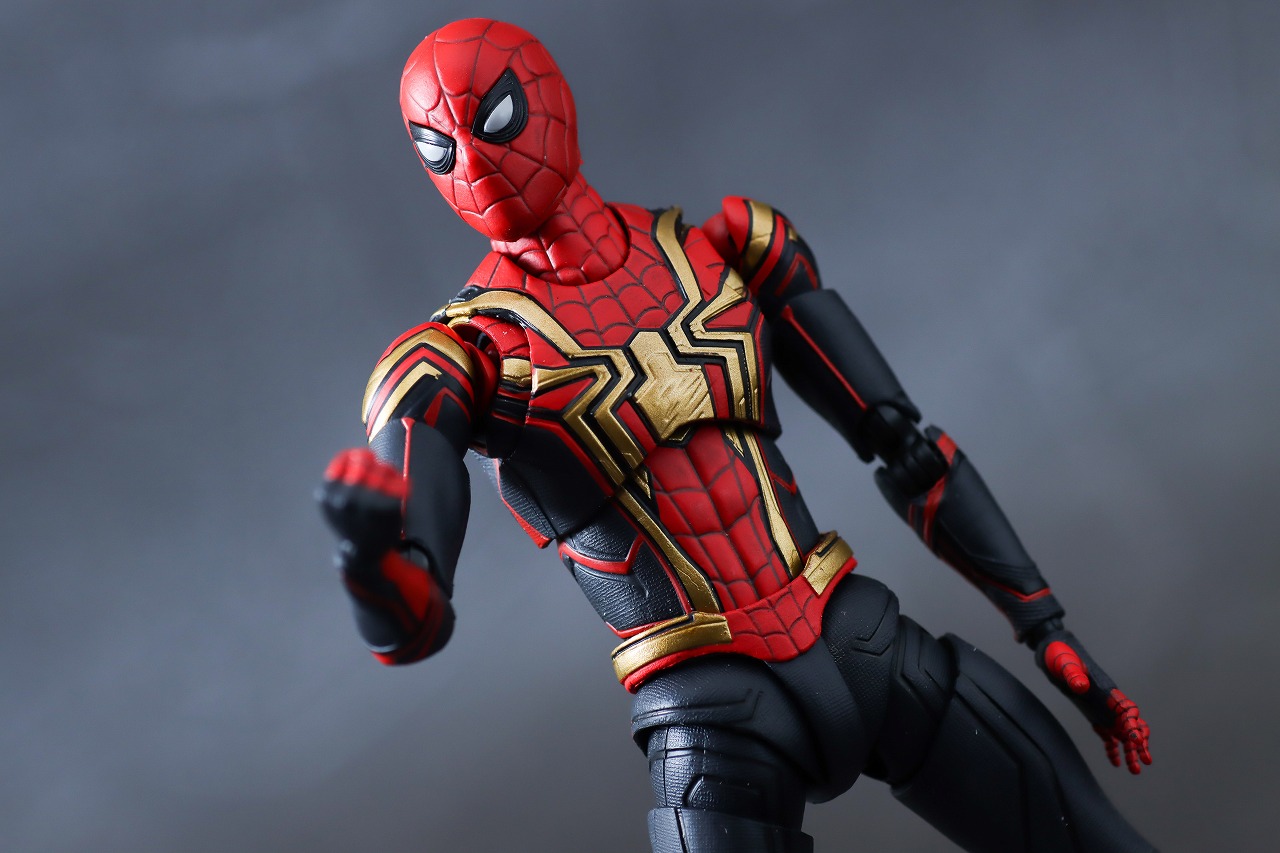 S.H.フィギュアーツ　スパイダーマン インテグレーテッドスーツ FINAL BATTLE EDITION　レビュー　アクション