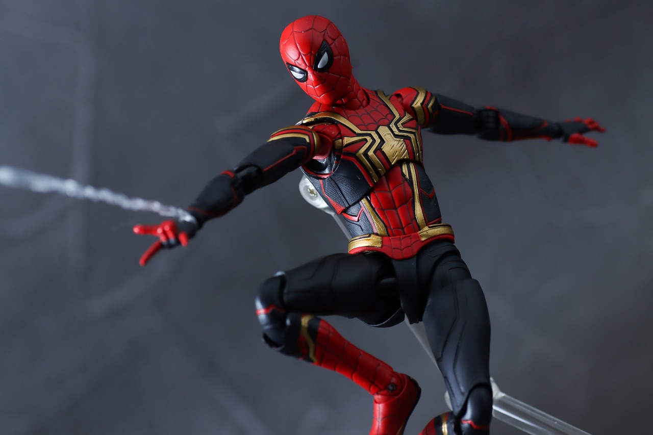 S.H.フィギュアーツ　スパイダーマン インテグレーテッドスーツ FINAL BATTLE EDITION　レビュー　アクション