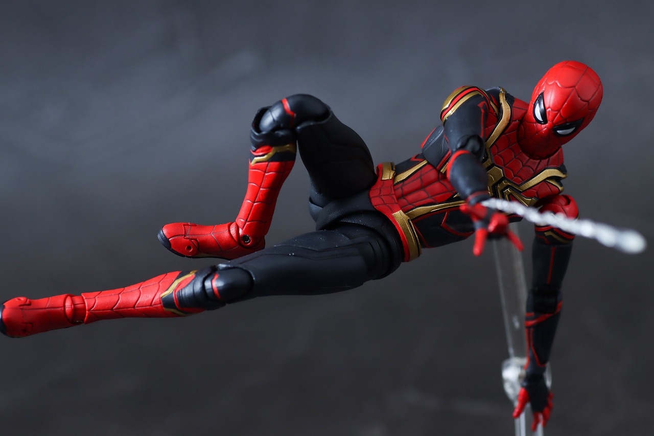 S.H.フィギュアーツ　スパイダーマン インテグレーテッドスーツ FINAL BATTLE EDITION　レビュー　アクション