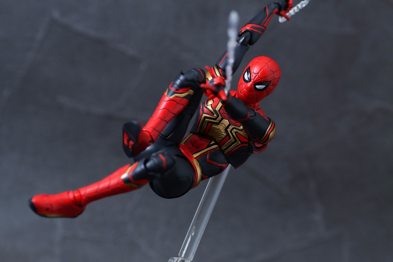 S.H.フィギュアーツ　スパイダーマン インテグレーテッドスーツ FINAL BATTLE EDITION　レビュー　アクション