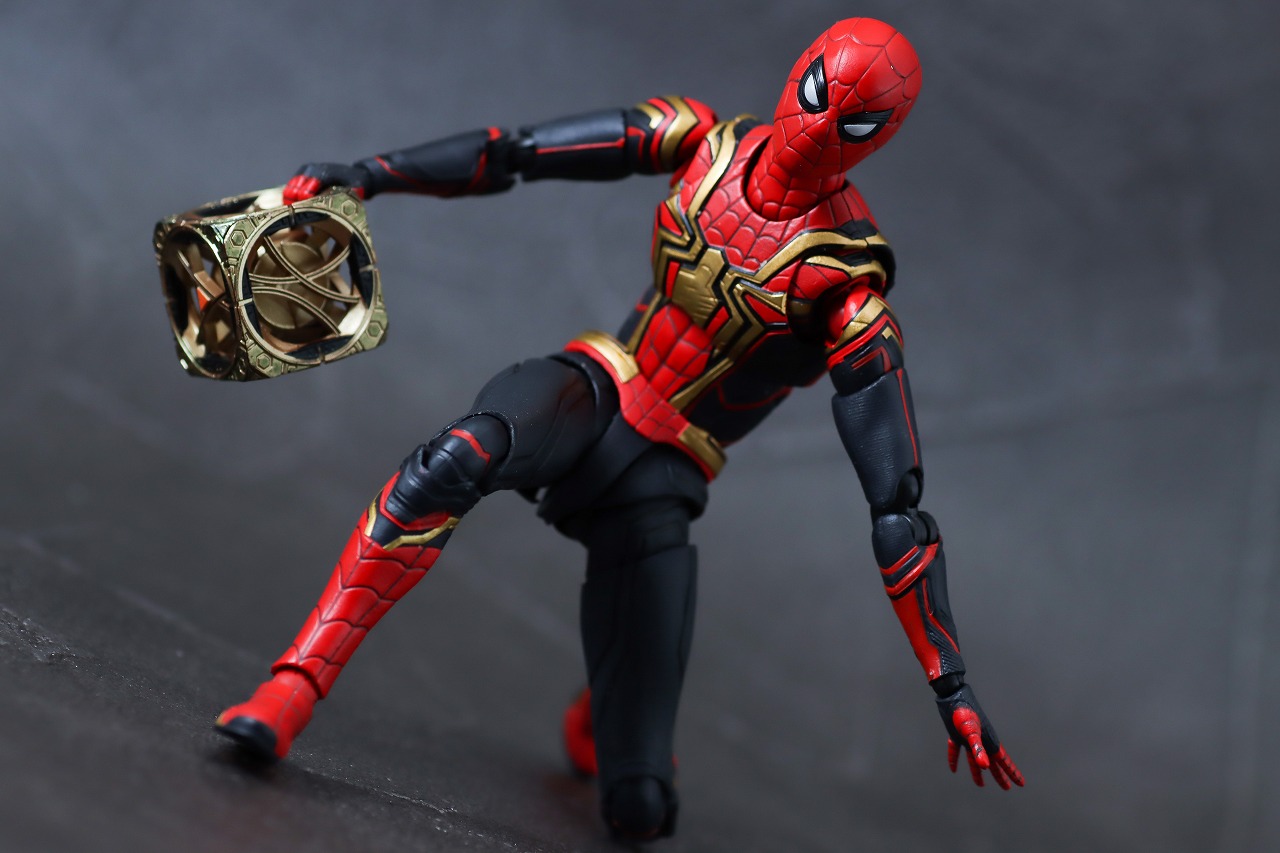 S.H.フィギュアーツ　スパイダーマン インテグレーテッドスーツ FINAL BATTLE EDITION　レビュー　アクション